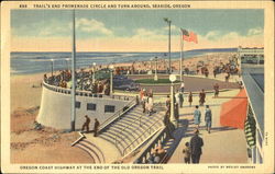 Trail's End Promenade Circle And Turn-Around Seaside, OR Postcard Postcard