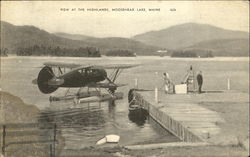 View At The Highlands, Moosehead Lake Postcard