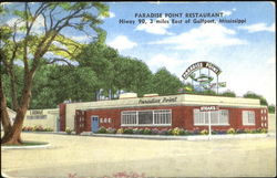 Paradise Point Restaurant And Lounge, Hiway 90, 3 Miles East of Gulfport Postcard