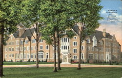 Women's Residence Hall, Purdue University Postcard