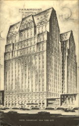 Hotel Paramount New York, NY Postcard Postcard