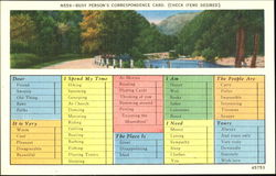 Busy Person's Correspondence Card Postcard