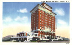 Battery Park Hotel Asheville, NC Postcard Postcard