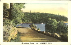 Greetings From Arden Postcard