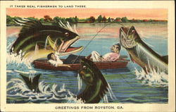 Greetings From Royston Postcard