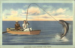 Greetings From Aransas Pass Postcard