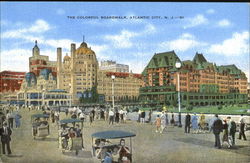 The Colorful Boardwalk Postcard