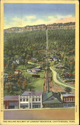 The Incline Railway Up Lookout Mountain Postcard