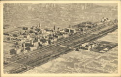 Air View - The University Of Chicago Postcard