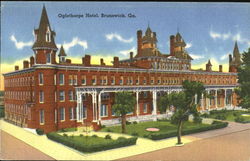 Oglethorpe Hotel Brunswick, GA Postcard Postcard