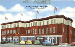 Hotel Thomas Jefferson Macon, MS Postcard Postcard