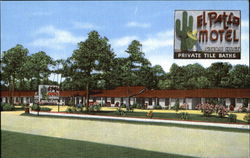 El Patio Motel, On U.S. 17, 11/2 Miles North of the Business District. Postcard