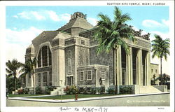 Scottish Rite Temple Postcard