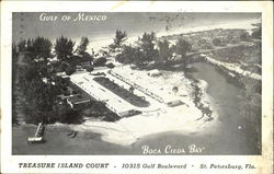 Gulf Of Mexico, 10315 Gulf Boulevard, Treasure Island Postcard