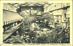 Garden Cafeteria, 232 Second St. North Postcard