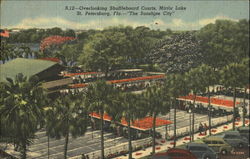 Overlooking Shuffleboard Courts St. Petersburg, FL Postcard Postcard