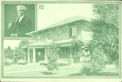 Residence Of Luther Burbank, Sonoma County Santa Rosa, CA Postcard Postcard