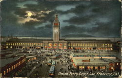 Union Ferry Depot Postcard