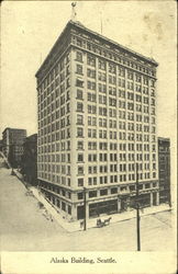 Alaska Building Seattle, WA Postcard Postcard