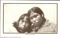 Esquimau Friends Native Americana Postcard Postcard