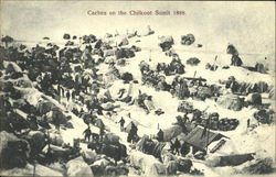 Caches On The Chilkoot Sumit 1898 British Columbia Canada Postcard Postcard