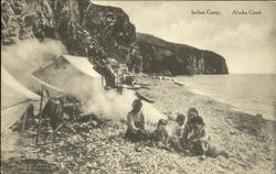 Indian Camp Postcard