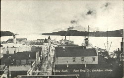 Ketchikan Looking South Alaska Postcard Postcard