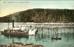 Salmon Traps In Alaskan Waters Postcard