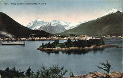 Sitka And Mt. Edgecumbe Scenic, AK Postcard Postcard