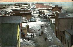 Front Street In Winter In Nome Postcard