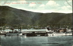 Canadian Development Co.'s Dock Dawson, YT Canada Yukon Territory Postcard Postcard