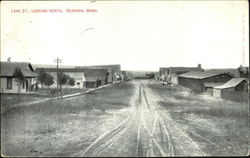 Lake St. Looking North Reardan, WA Postcard Postcard