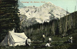 Camping Postcard