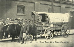 On The Street Terre Haute, IN Postcard Postcard