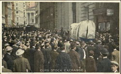 Curb Stock Exchange Postcard