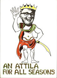 An Attila For All Seasons Postcard