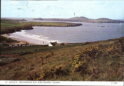 St. David's Whitesands Bay And Ramsey Island Postcard