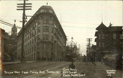 Yesler Way, Third Ave Postcard