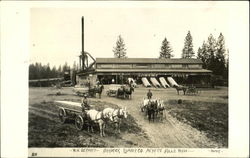 W. H. Gerhart Bradrick Lumber Co. Meyers Falls Postcard