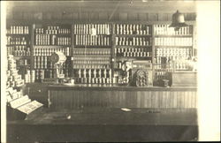 Dry Goods Counter, Store Interior Postcard