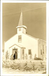 Base Chapel, Ladd Air Force Base Postcard