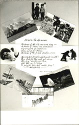 Here's To Alaska Poem Postcard Postcard