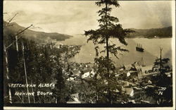 Looking South Ketchikan, AK Postcard Postcard