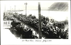 1899 200 Yard Race  Postcard