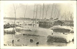 See Jam On Tanana River Alaska Postcard Postcard