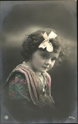 Tinted Girl Postcard