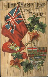 The Maple Leaf For Ever Canada Flags Postcard Postcard