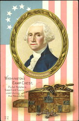 Washington's Camp Chest President's Day Postcard Postcard