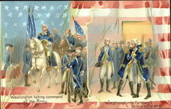 Washington Taking Command Of The Army Postcard