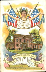 Washington's Birth Place Virginia President's Day Postcard Postcard